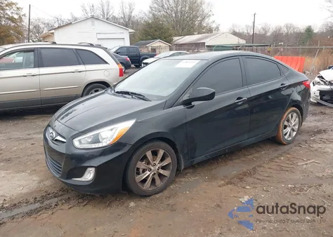 2014 Hyundai Accent Gls z USA, uszkodzony, nr VIN KMHCU4AE3EU590662